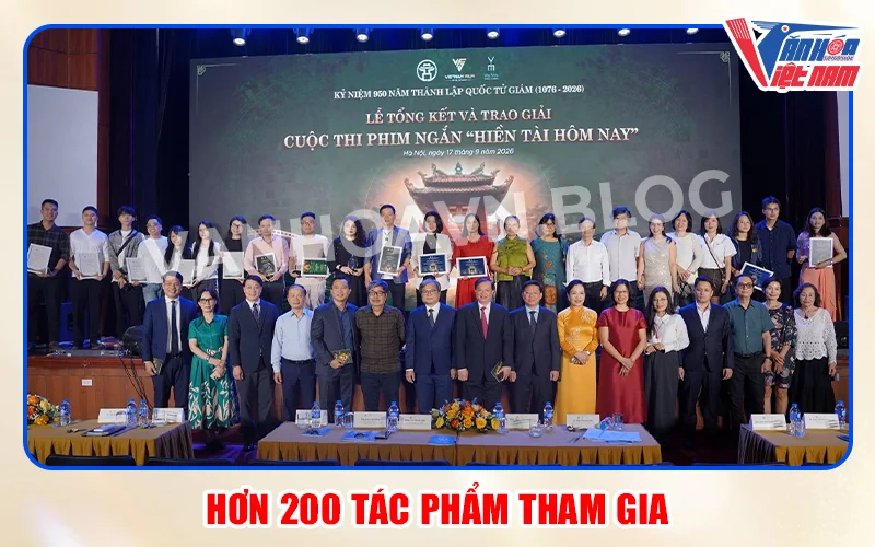 Hơn 200 tác phẩm dự thi cuộc thi Hiền Tài Hôm Nay