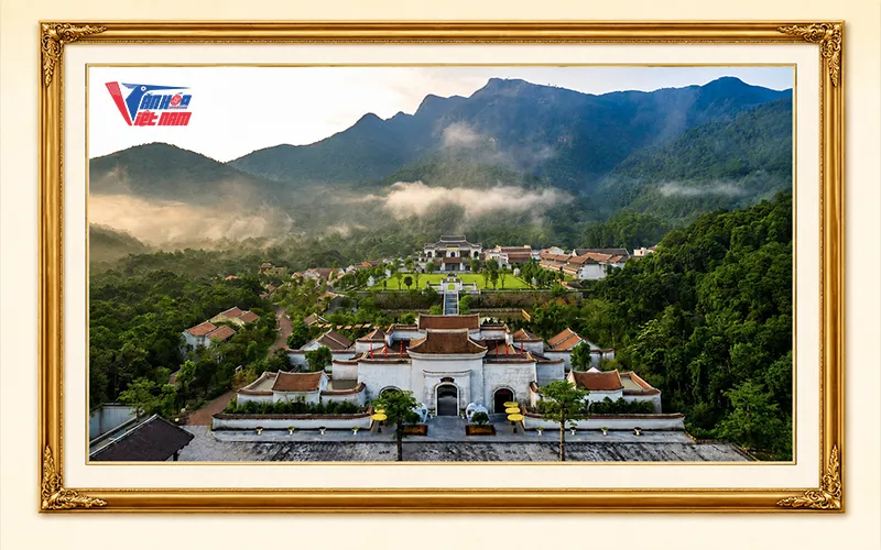 Một góc khu di tích và danh thắng Yên Tử