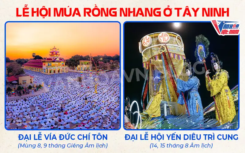 Múa rồng nhang ở Tây Ninh ngày mấy