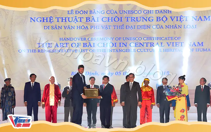 Nghệ thuật bài chòi Trung bộ được UNESCO công nhận là di sản phi vật thể