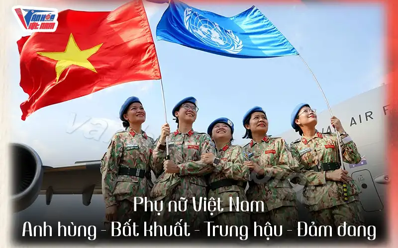 Các nữ quân nhân Việt Nam tham gia gìn giữ hòa bình
