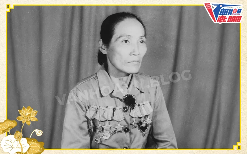 Thiếu tá Trần Thị Quang Mẫn thời trẻ