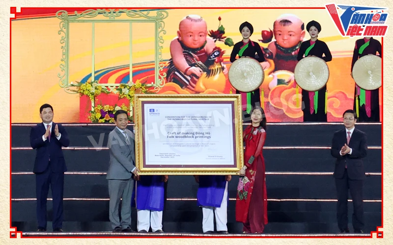 Nghề làm tranh dân gian Đông Hồ được UNESCO công nhận